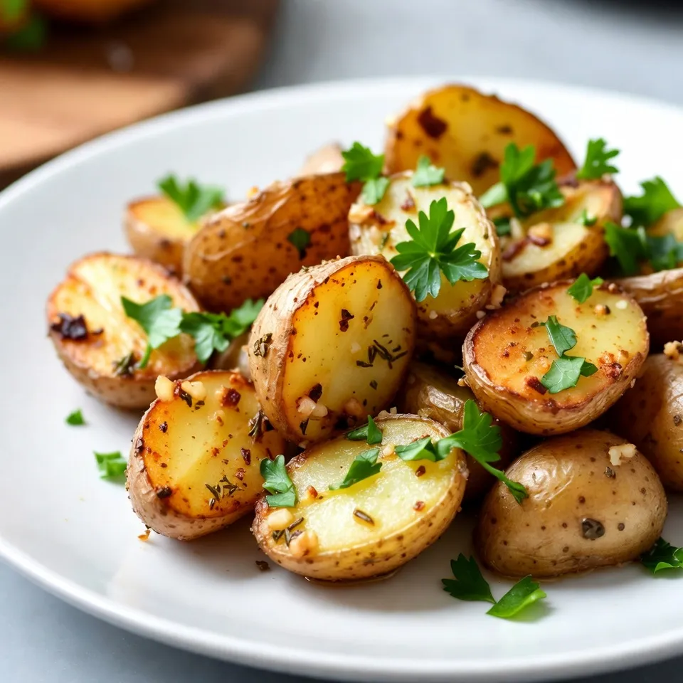 Garlic Herb Roasted Potatoes Flavorful Side Dish