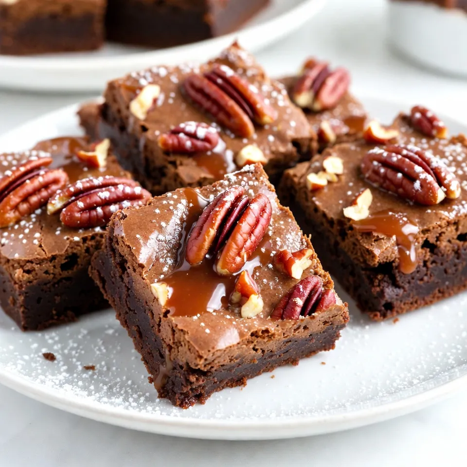 Chocolate Turtle Brownies Irresistibly Decadent Treat