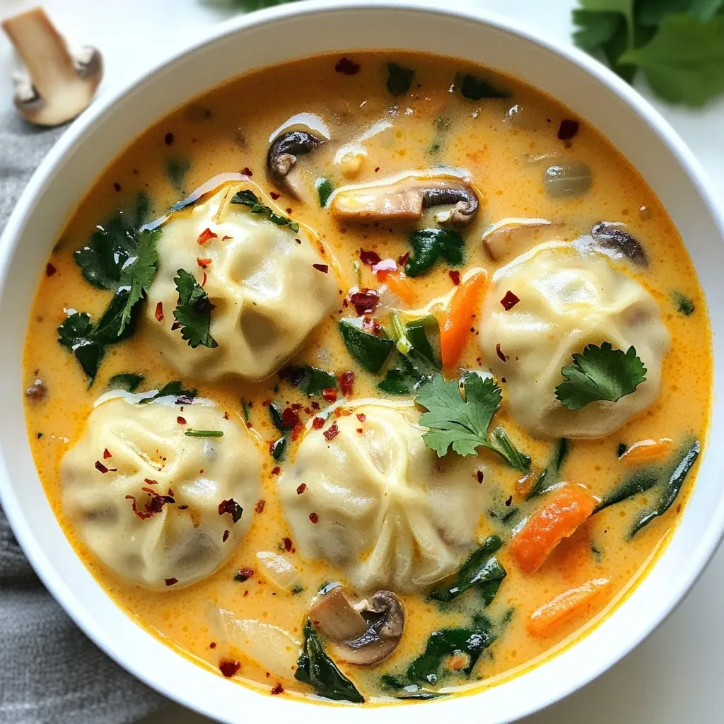 Coconut Curry Dumpling Soup Flavorful and Simple Recipe