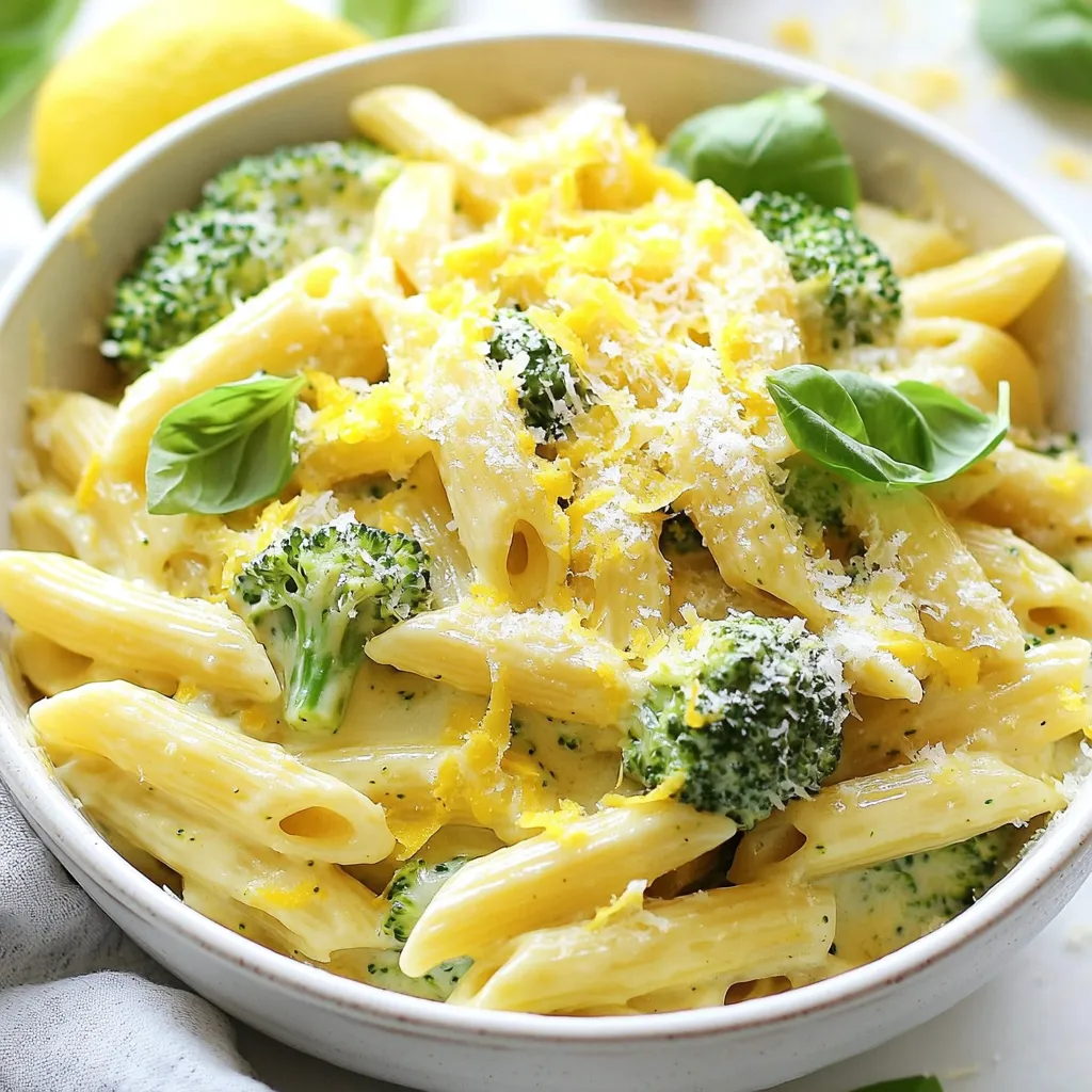 One-Pot Creamy Broccoli Pasta Easy Dinner Recipe