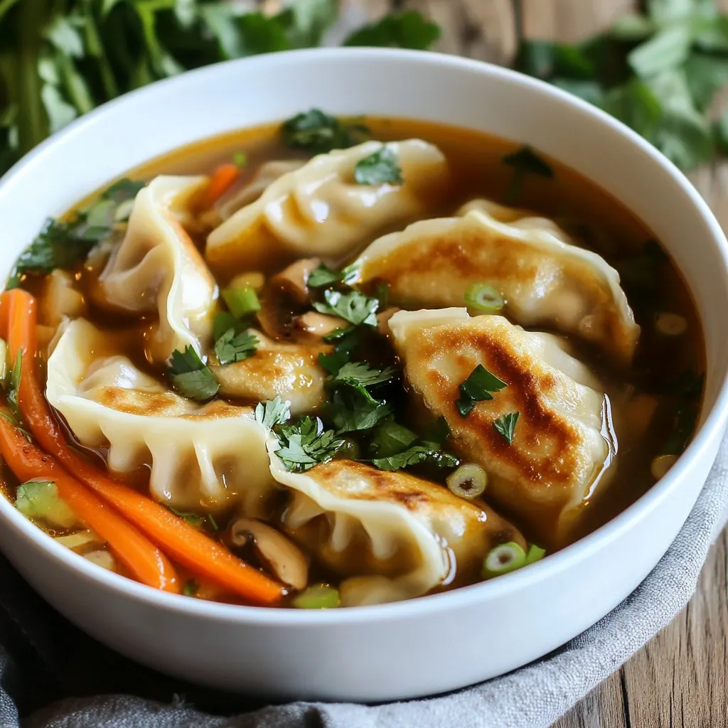 Potsticker Soup Delightful and Easy Comfort Food