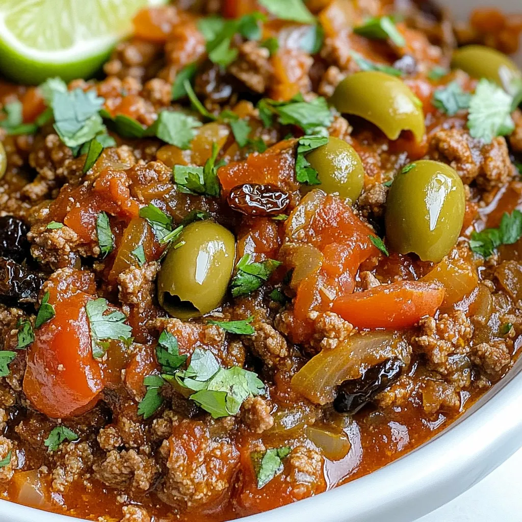 Cuban Beef Picadillo Flavorful and Easy Recipe