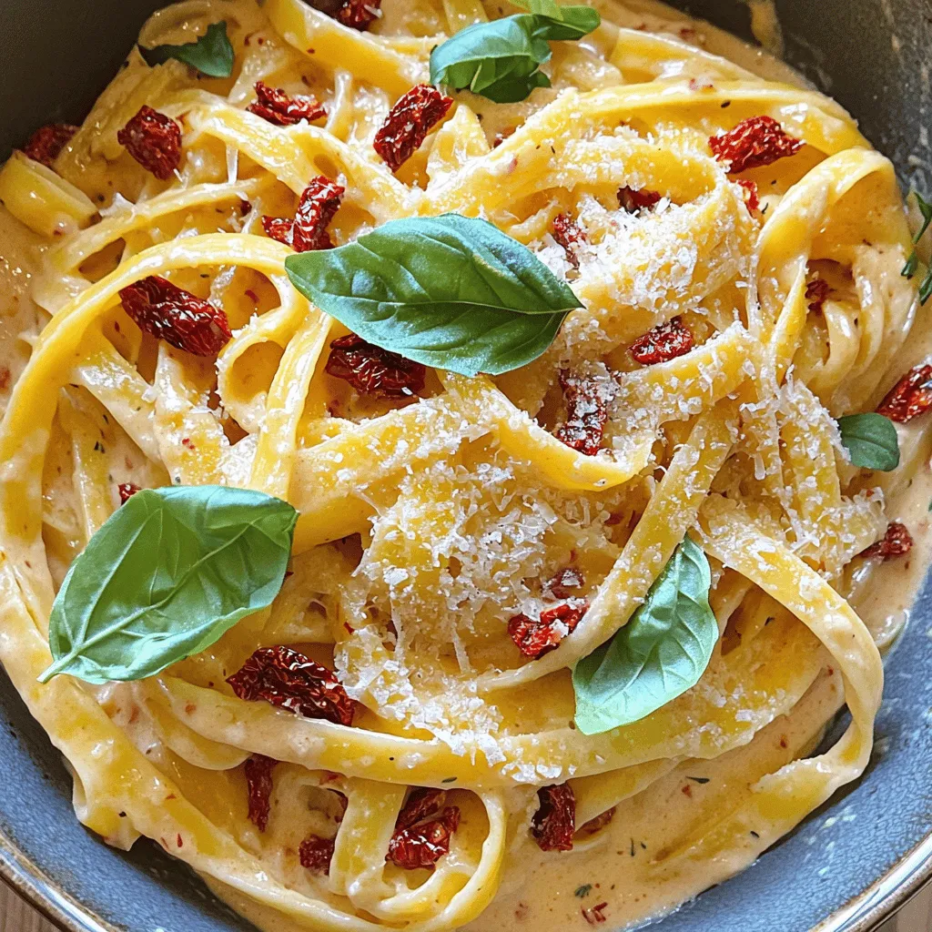 Creamy Sun-Dried Tomato Pasta Flavorful Dinner Delight