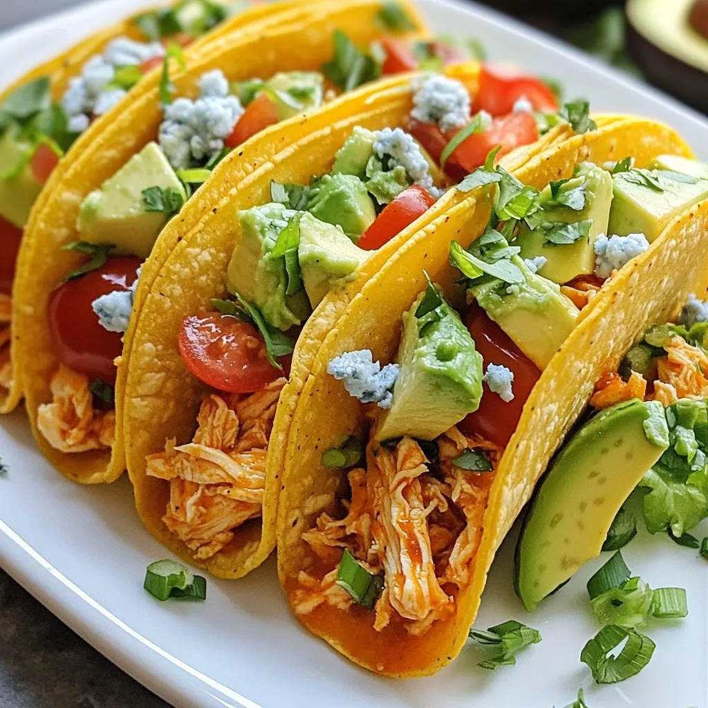Buffalo Chicken Tacos Flavorful and Easy Recipe