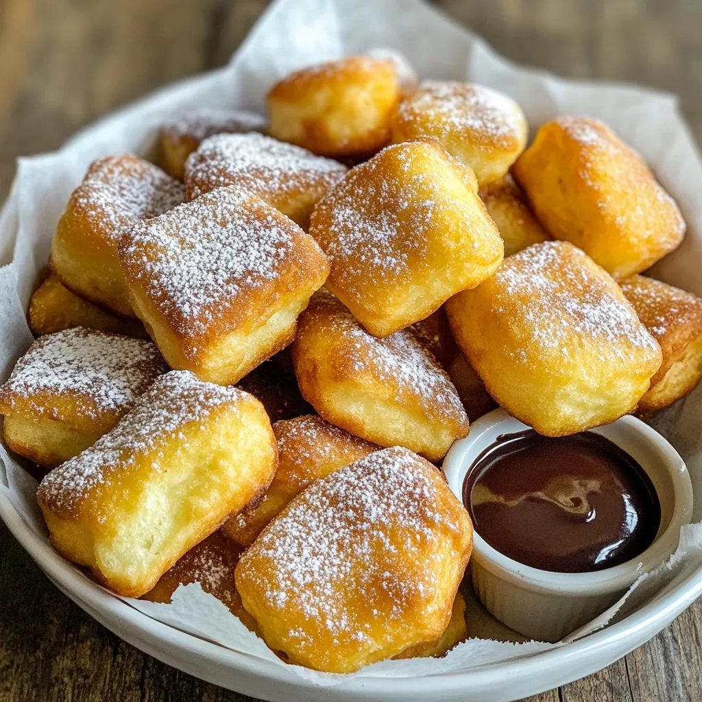 Vanilla French Beignets Light and Fluffy Delight