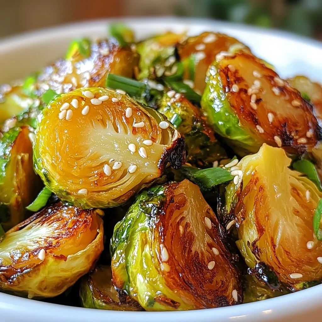Honey Sriracha Brussels Sprouts Flavorful Side Dish
