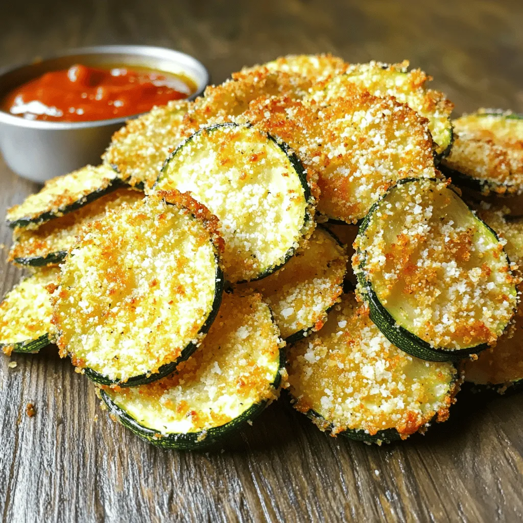 Savory Air Fryer Zucchini Parmesan Chips Recipe