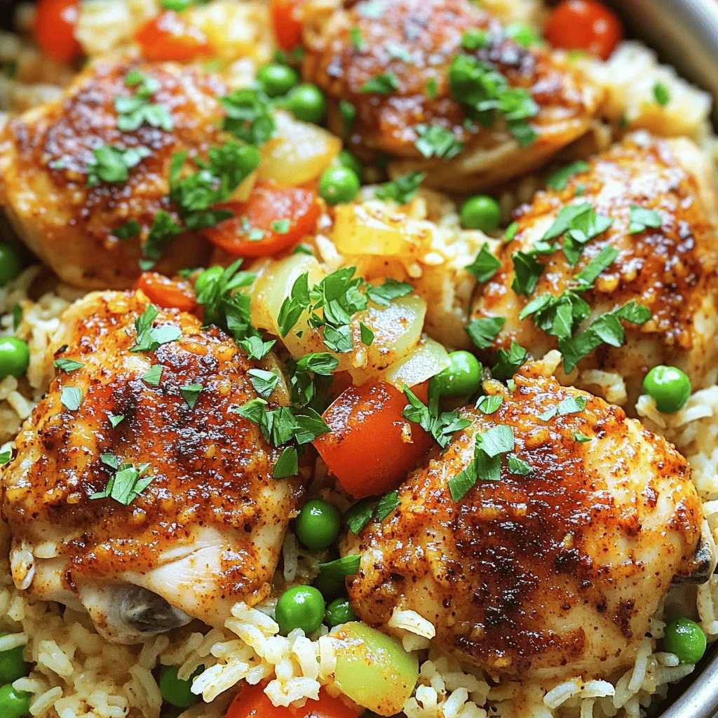 One Pot Cajun Chicken &#038; Rice Flavorful Dinner Delight