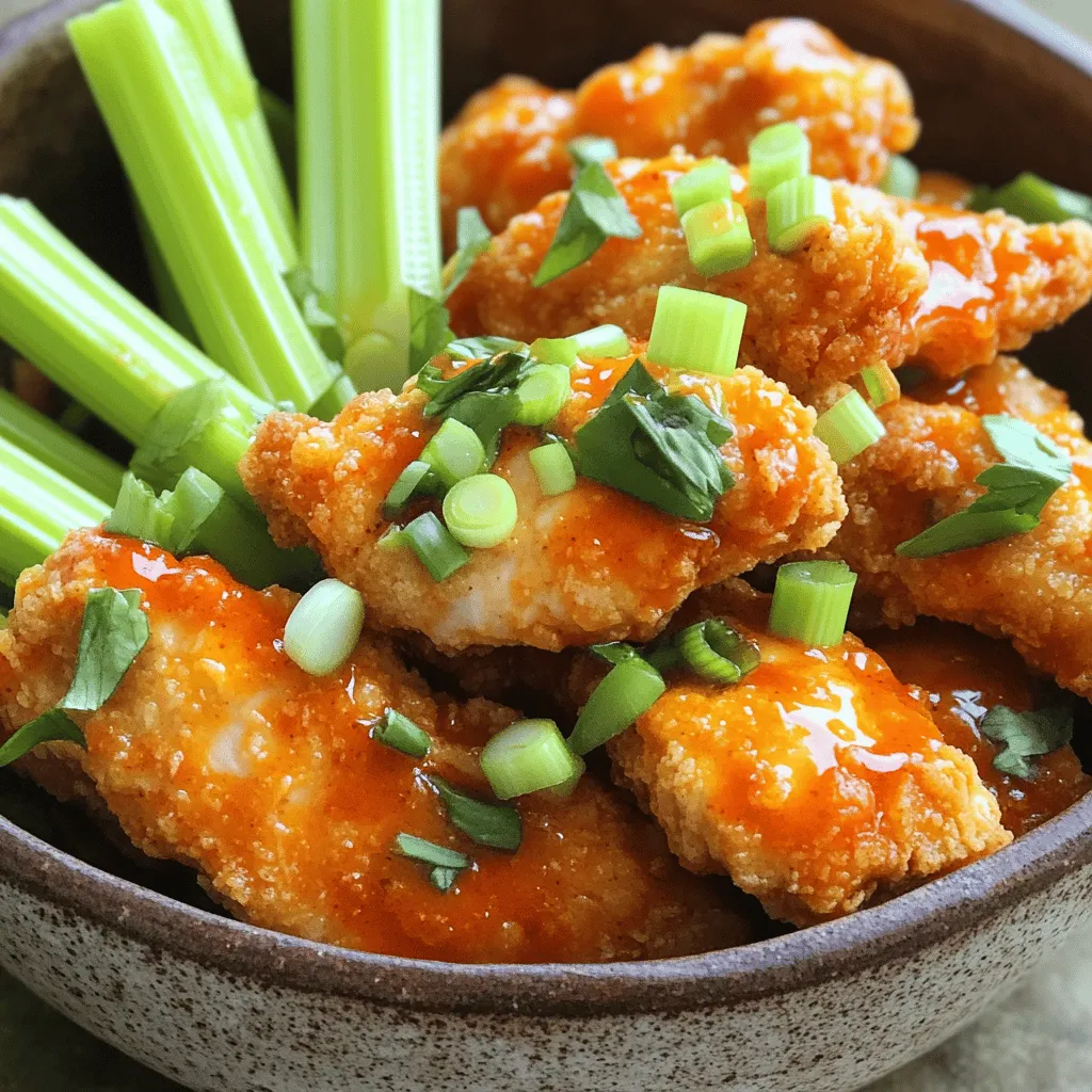 Air Fryer Buffalo Chicken Tenders Crispy and Flavorful
