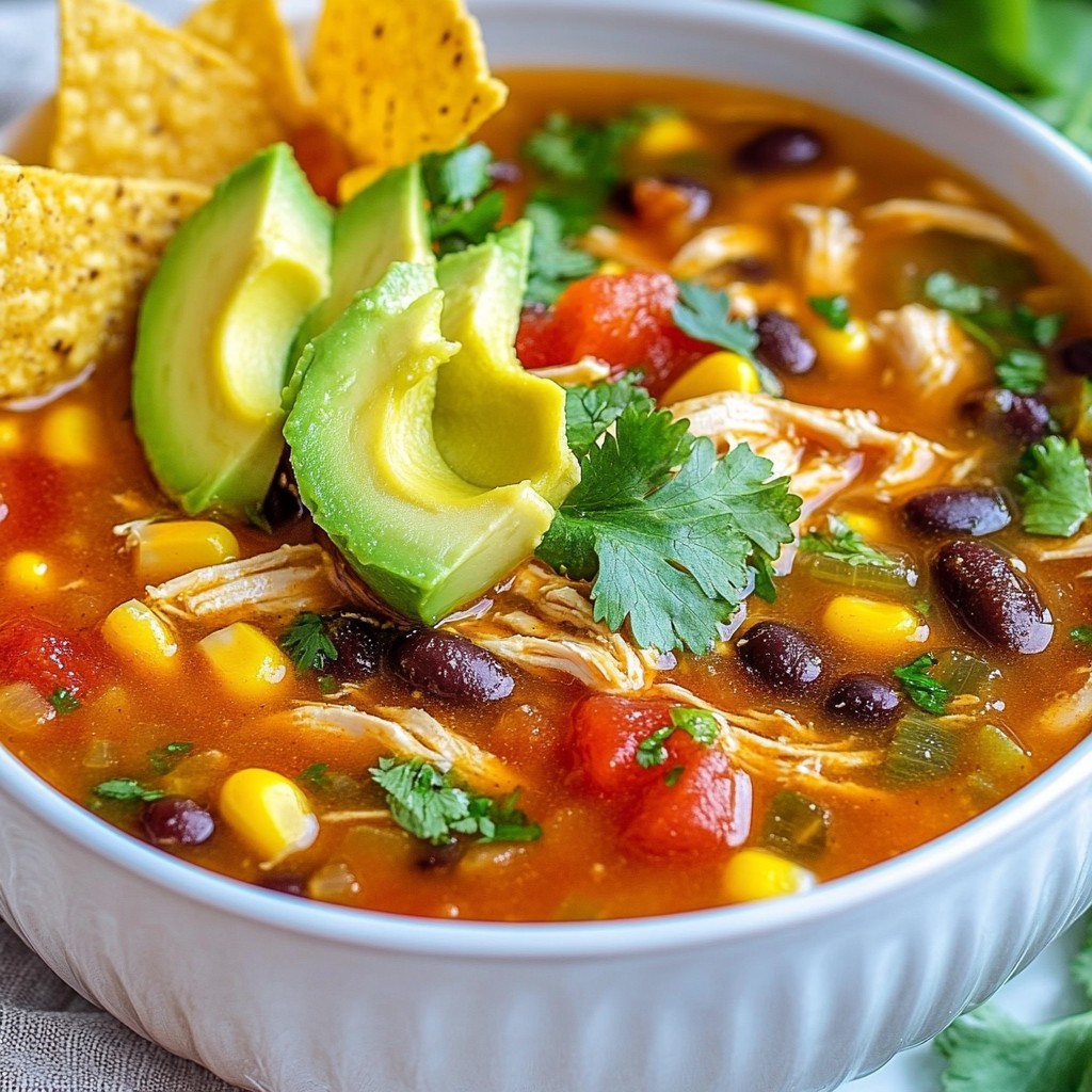 Instant Pot Chicken Taco Soup Flavorful and Easy Recipe