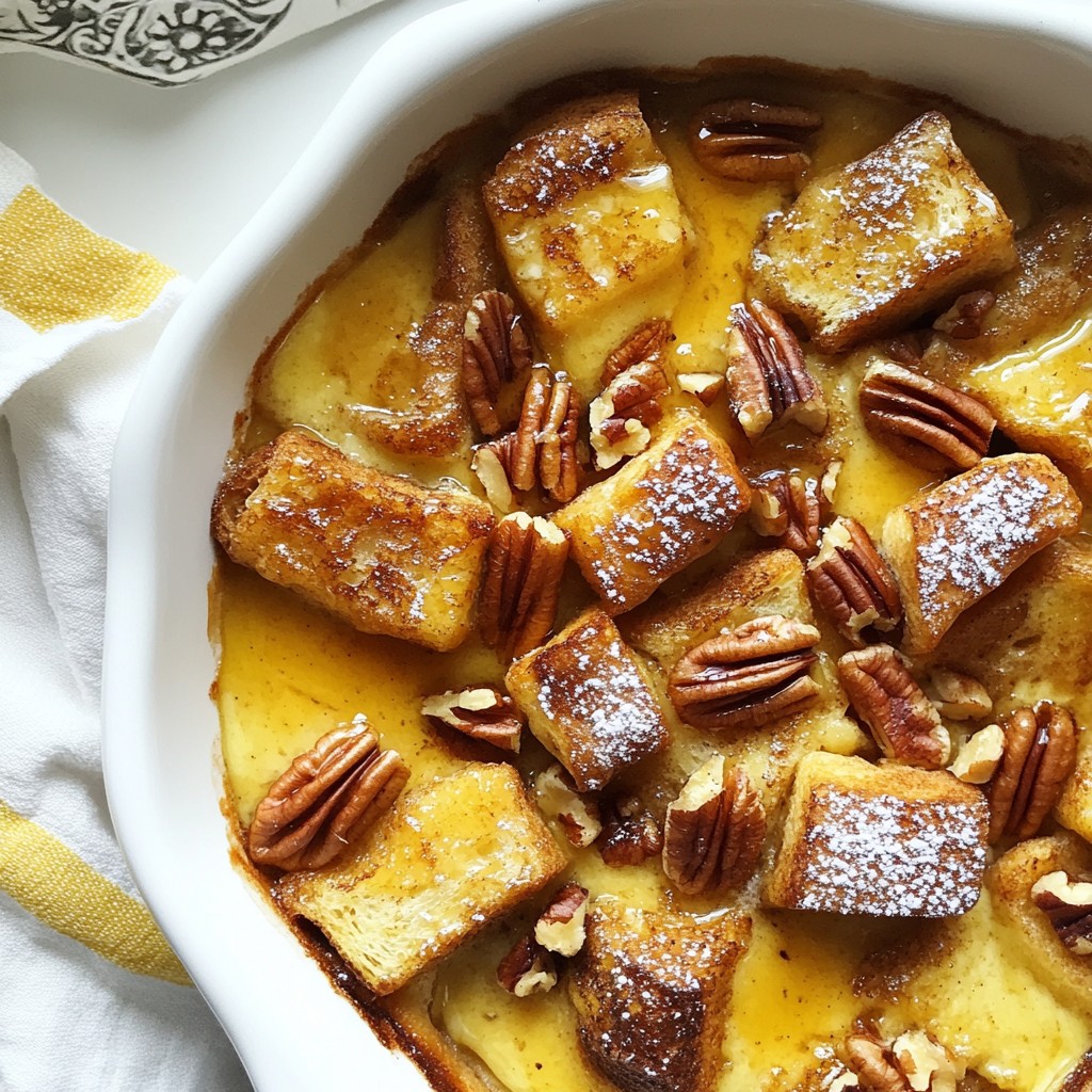 Maple Pecan French Toast Casserole Irresistible Treat