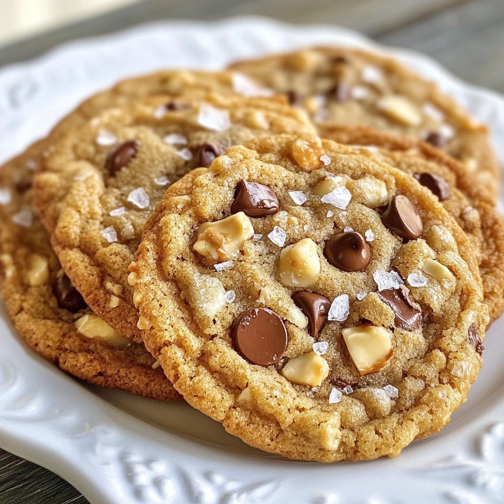 Crispy Dessert Hazelnut Chocolate Chip Cookies Delight