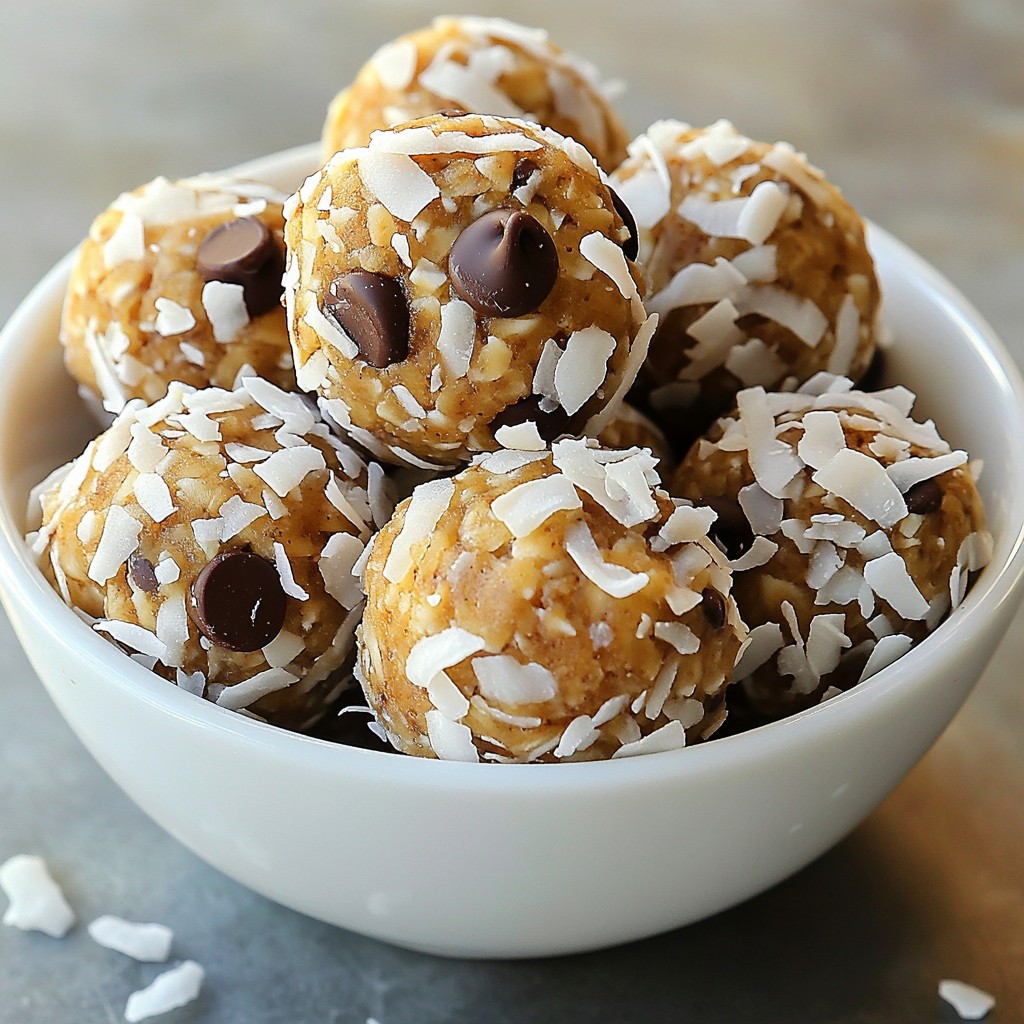 Almond Joy Protein Balls Easy and Nutritious Treat