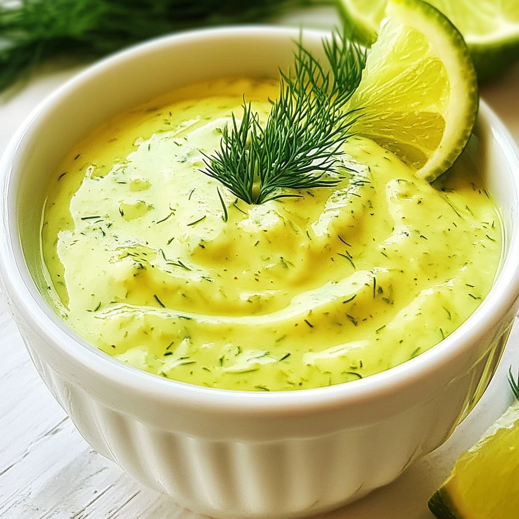 Avocado Lime Ranch Dressing for a Zesty Flavor Boost