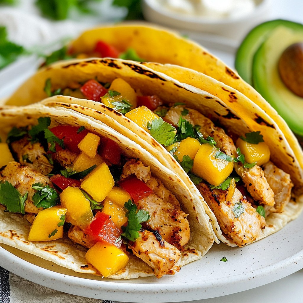 Spicy Mango Chicken Tacos Flavorful and Fun Meal