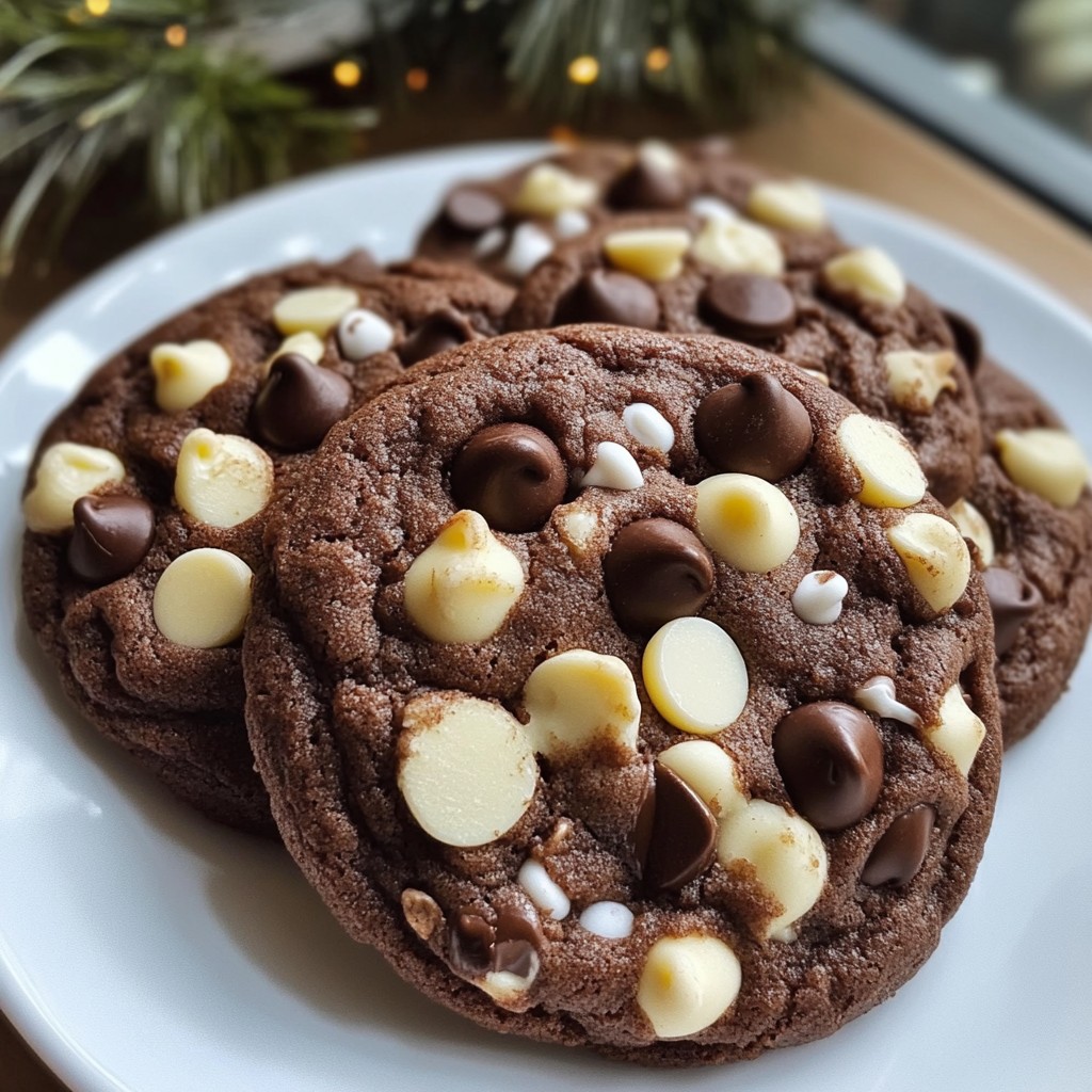 Chewy Dessert Double Chocolate Chip Cookies Delight