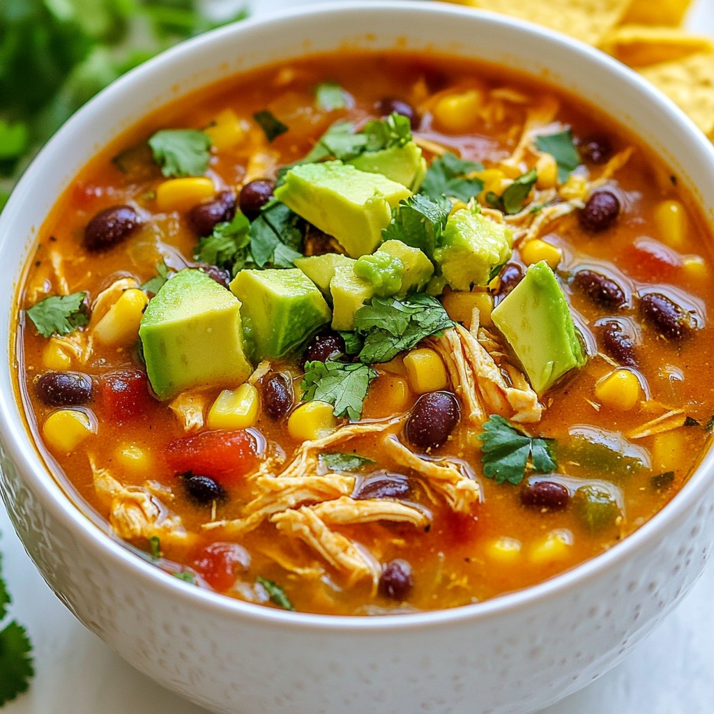 Instant Pot Chicken Tortilla Soup Flavorful and Easy