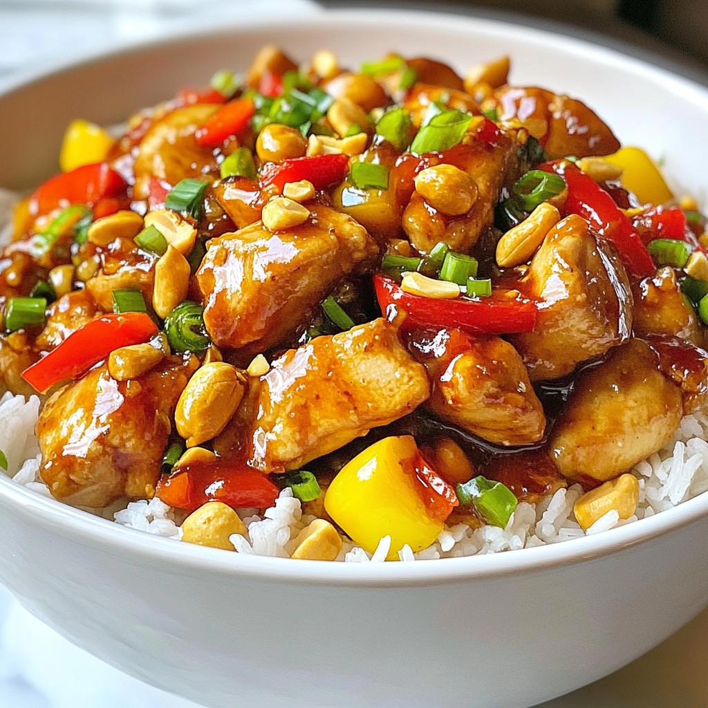 Spicy Kung Pao Chicken Flavorful and Easy Recipe