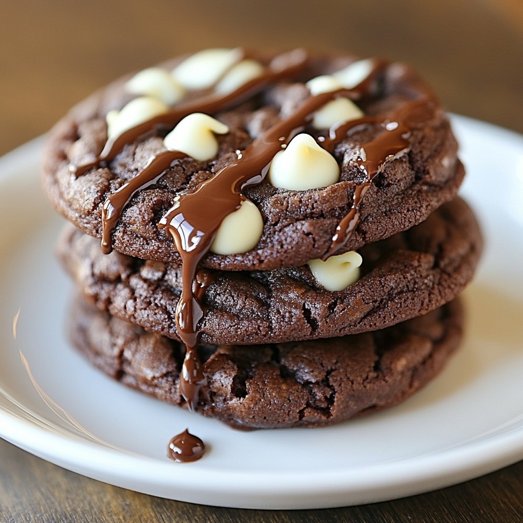 Chewy Dessert Double Chocolate Chip Cookies Recipe