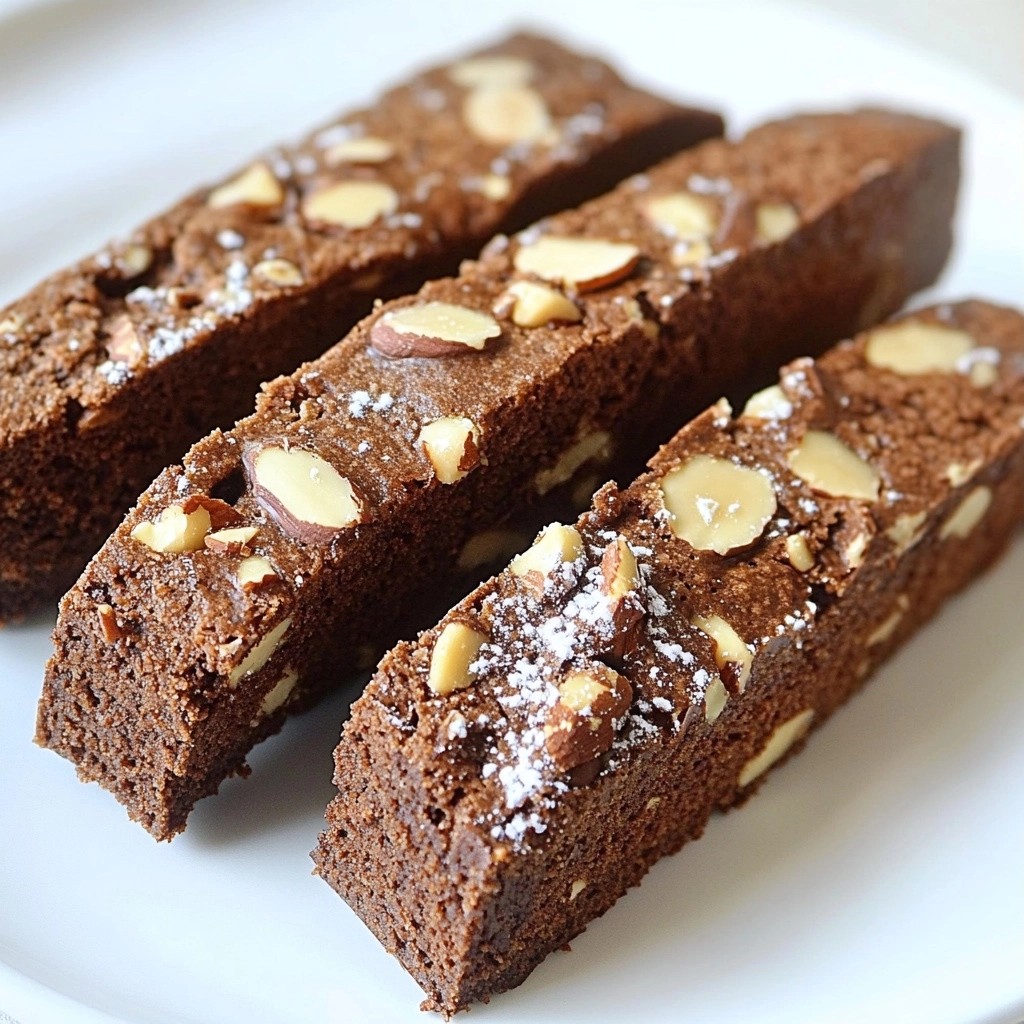 Crunchy Baking Chocolate Almond Biscotti Delight