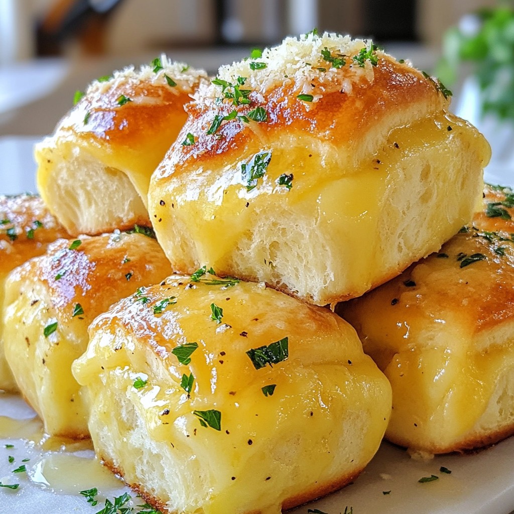 Garlic Parmesan Pull Apart Rolls Savory and Simple Recipe