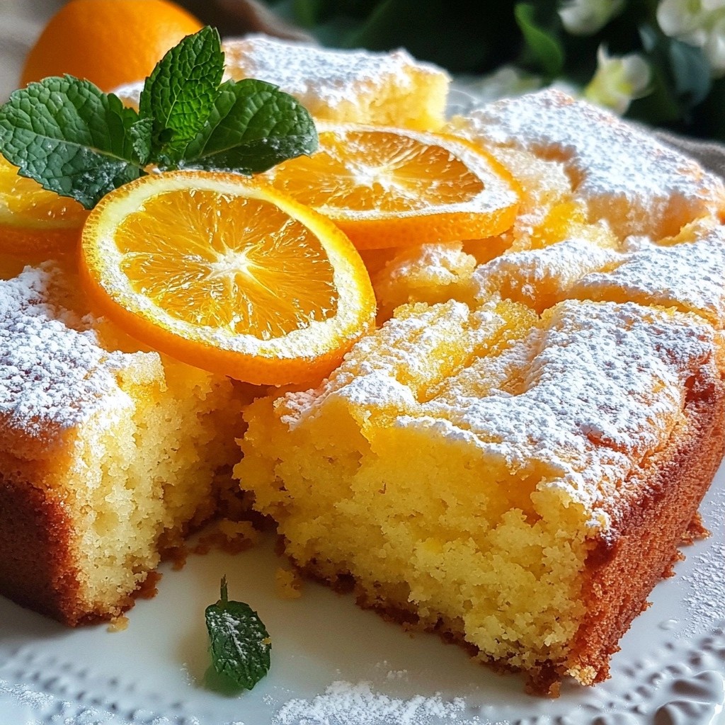 Fluffy Baking Orange Olive Oil Cake Delightful Recipe