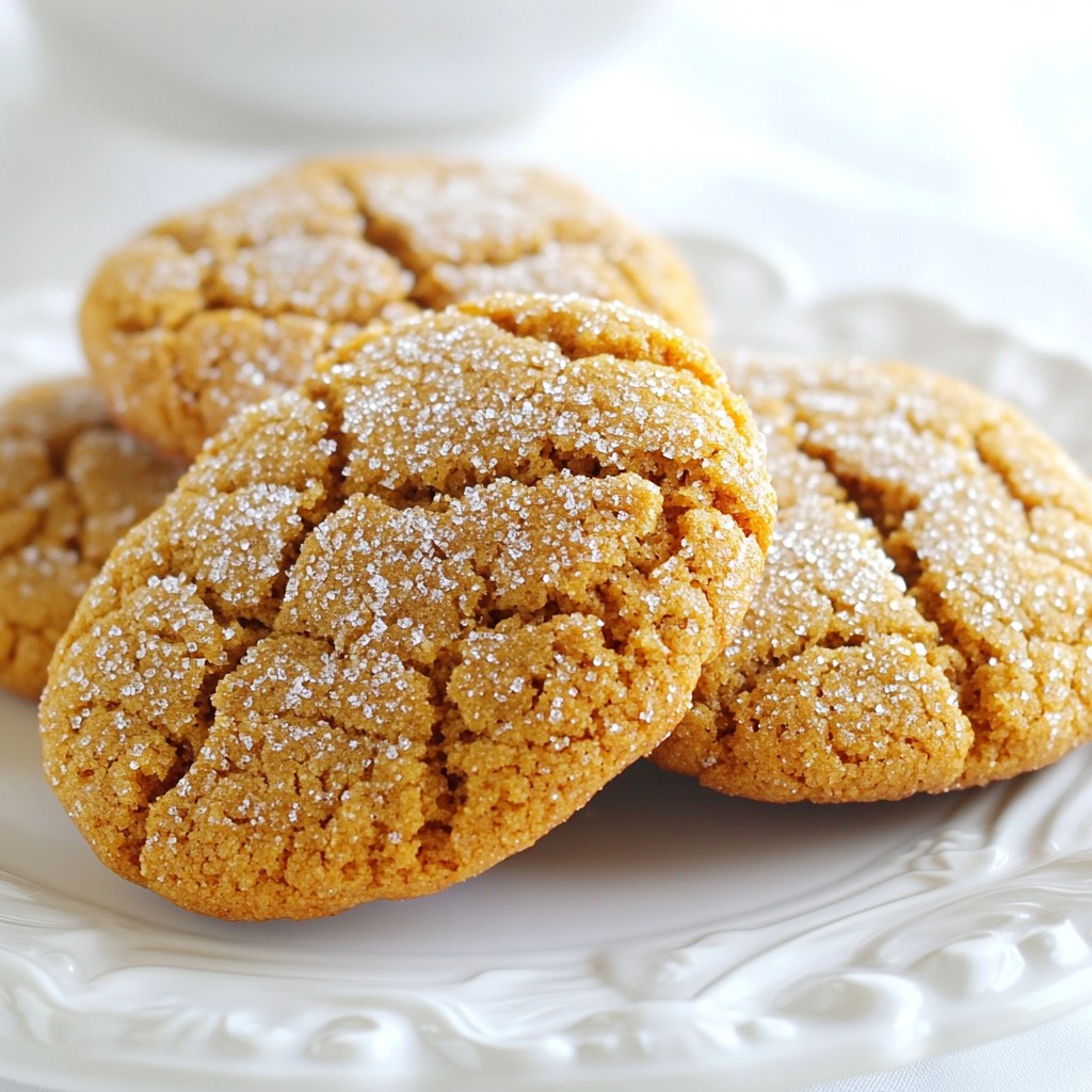 Chewy Molasses Crinkle Cookies Simple and Tasty Treat