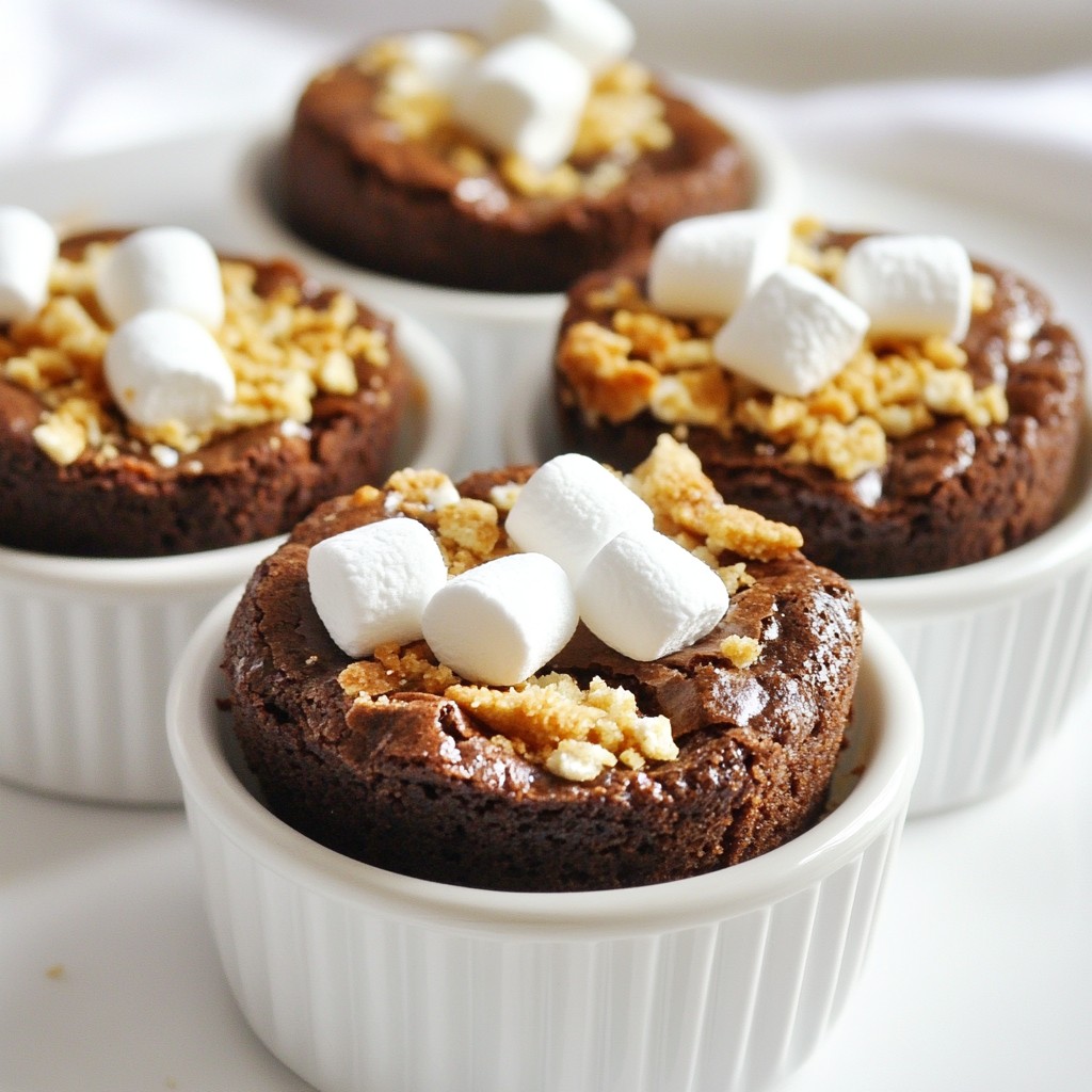 Gooey Sweet S'mores Brownie Bites Irresistible Treat