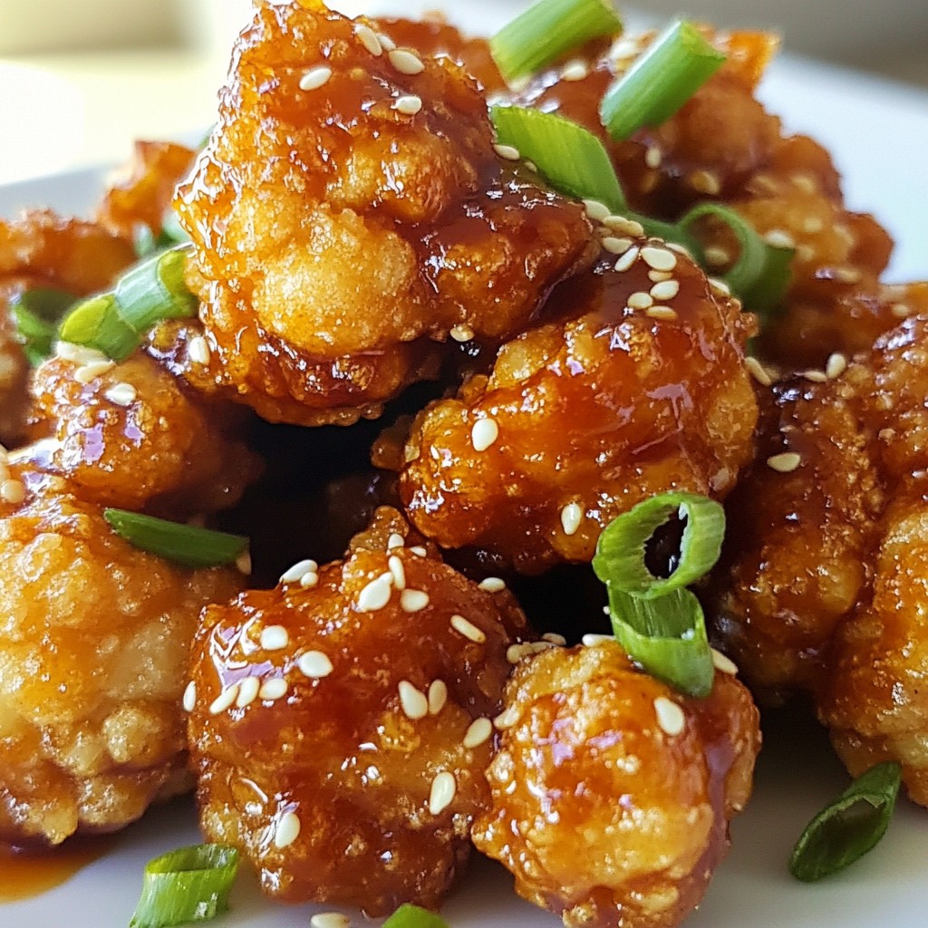Crispy General Tso’s Cauliflower Flavorful Easy Recipe