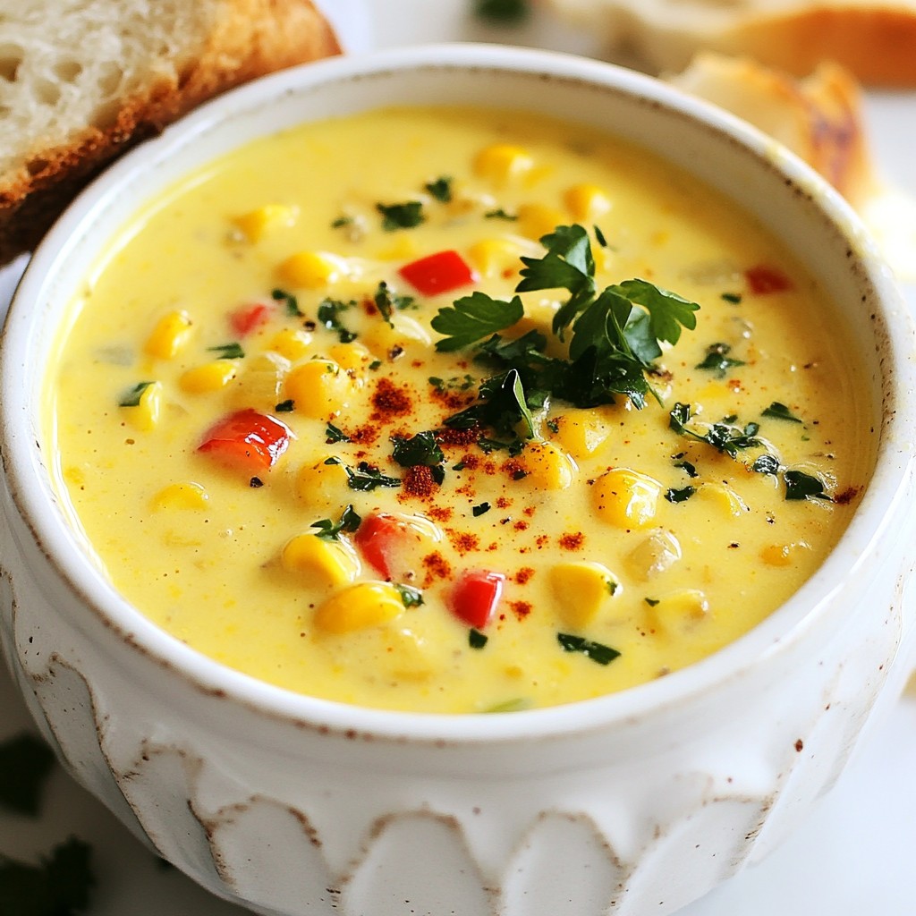 Creamy Cajun Corn Chowder Flavorful Comfort Food