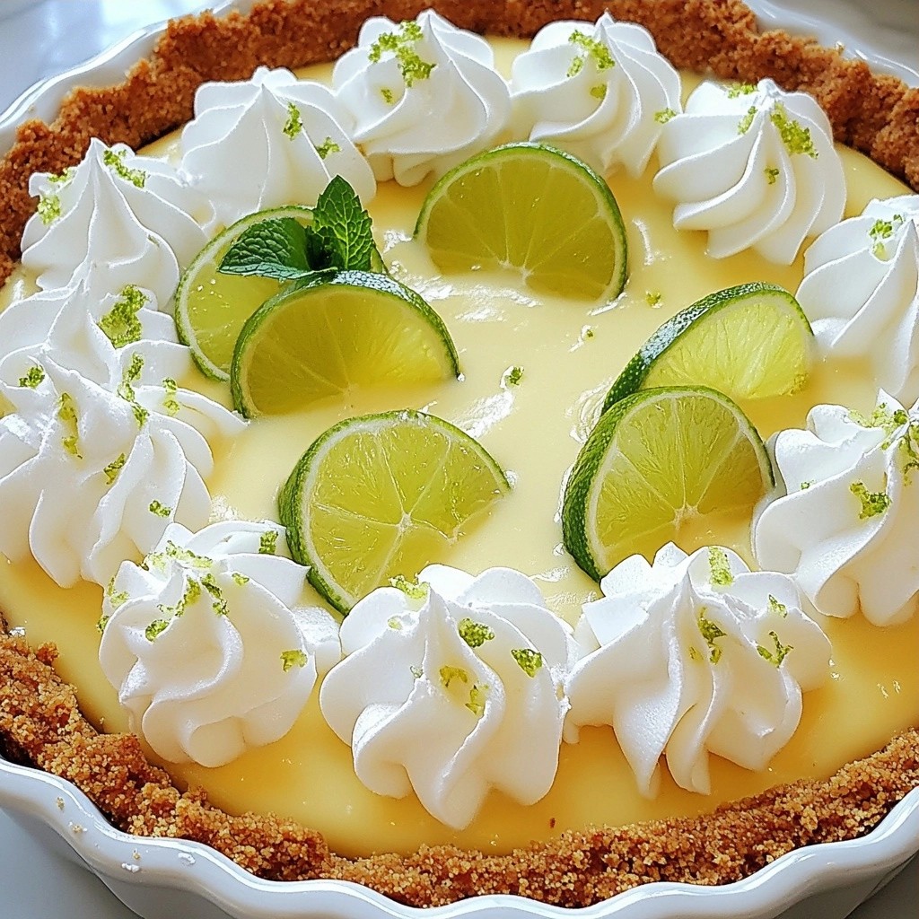 Classic Baking Key Lime Pie with Graham Crust Recipe