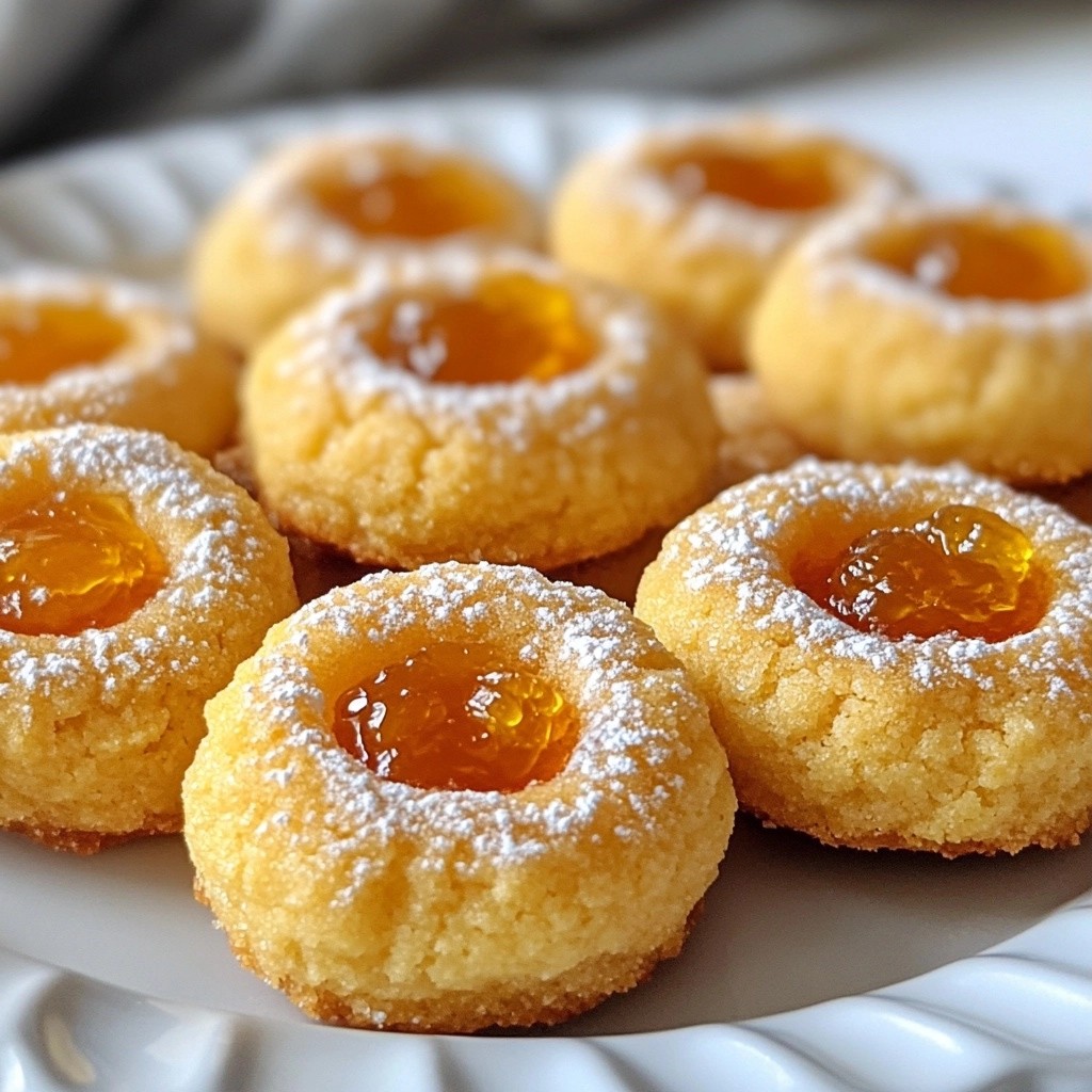 Crispy Baking Almond Butter Thumbprint Cookies Recipe