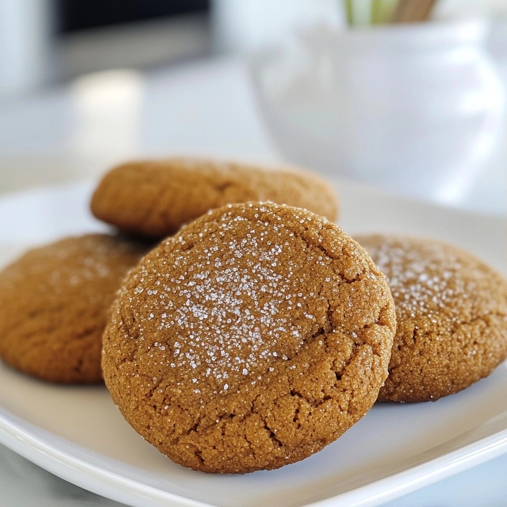 Soft Baking Molasses Spice Cookies with Ginger Delight