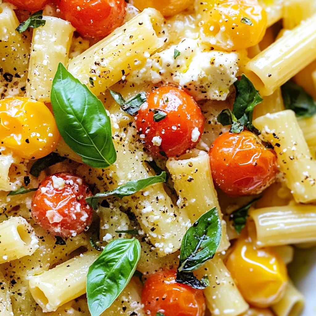 Baked Feta Pasta Simple and Tasty Weeknight Meal