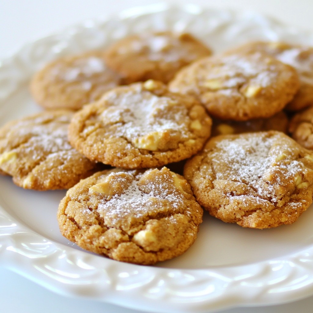 Festive Baking Eggnog Spice Cookies Delightful Treat