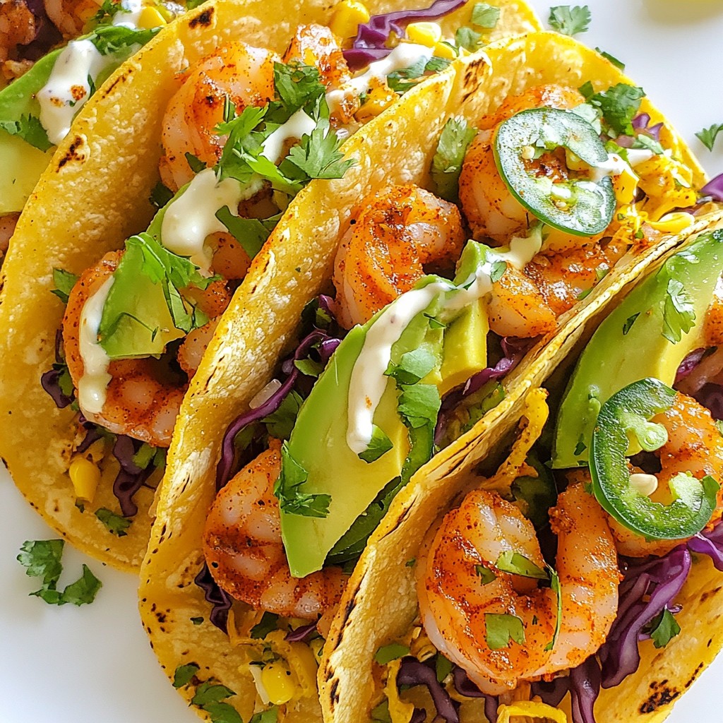 Firecracker Shrimp Tacos Flavorful and Easy Recipe