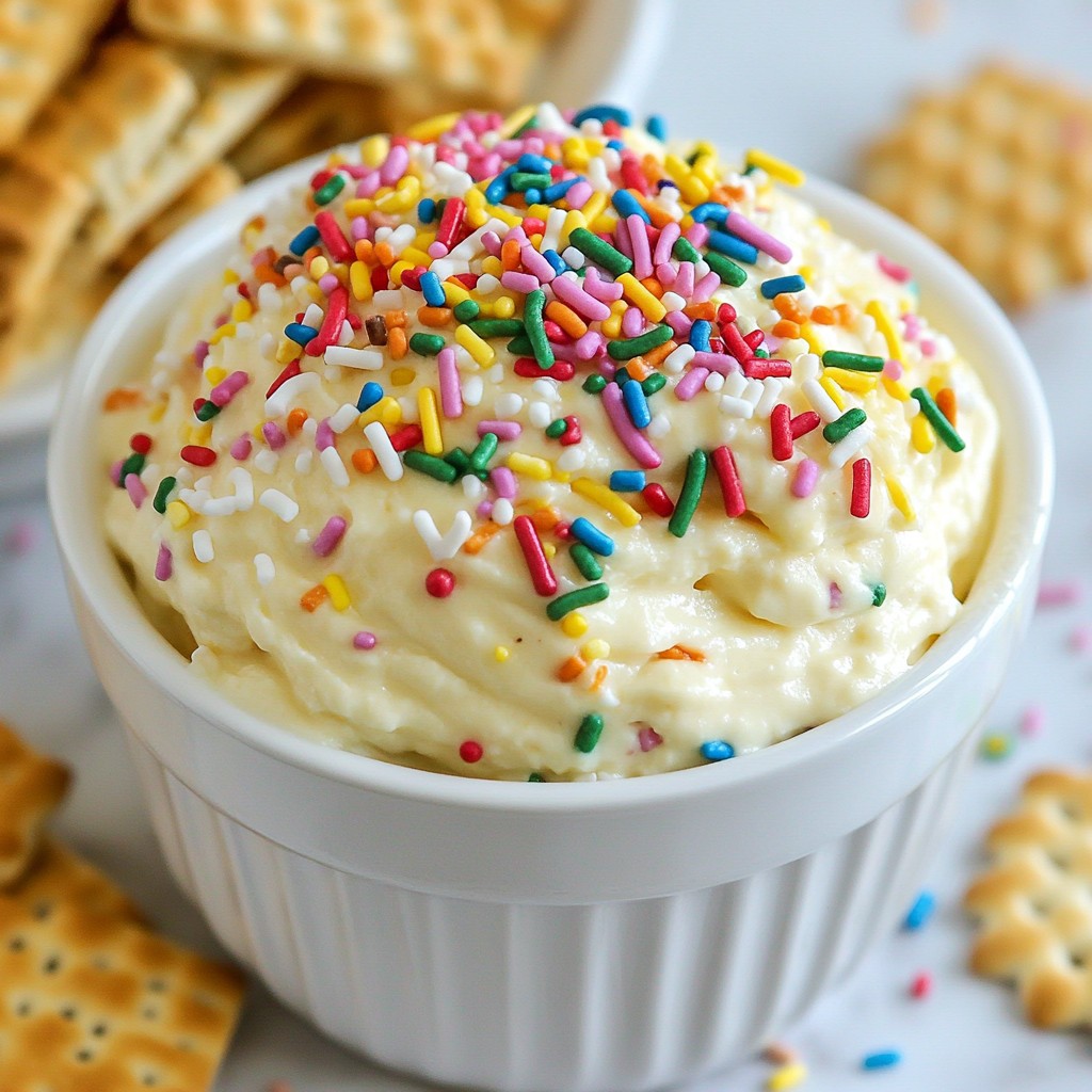 Funfetti Cake Batter Dip Delightful and Easy Recipe