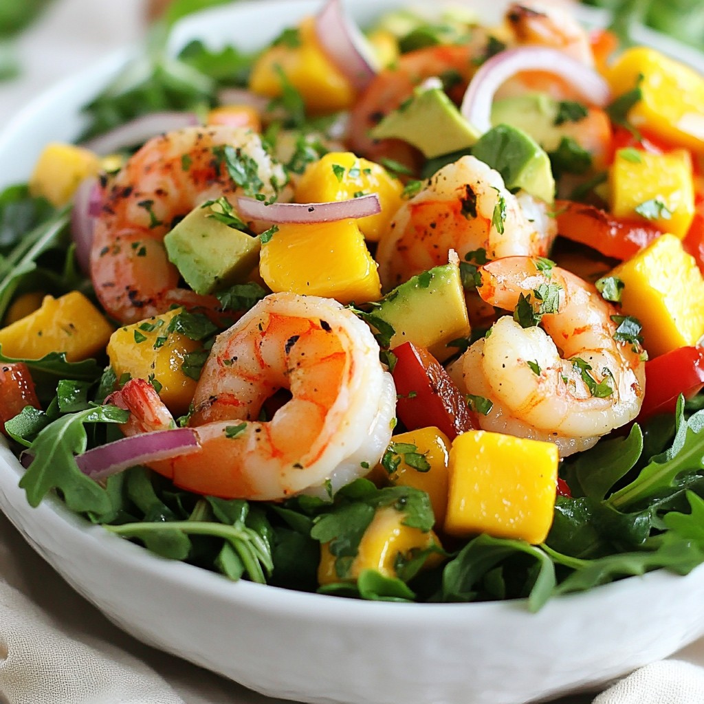 Tropical Mango Shrimp Salad Fresh and Flavorful Bite