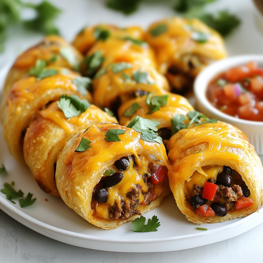 Cheesy Mexican Pizza Rolls Easy and Flavorful Snack