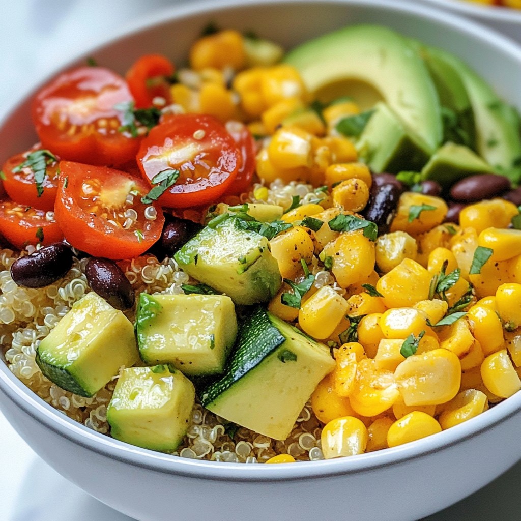 Veggie Loaded Quinoa Bowls for a Wholesome Meal