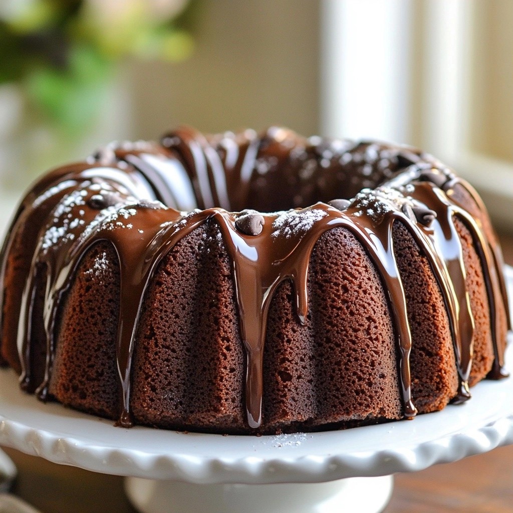 Moist Dessert Chocolate Fudge Bundt Cake Delight