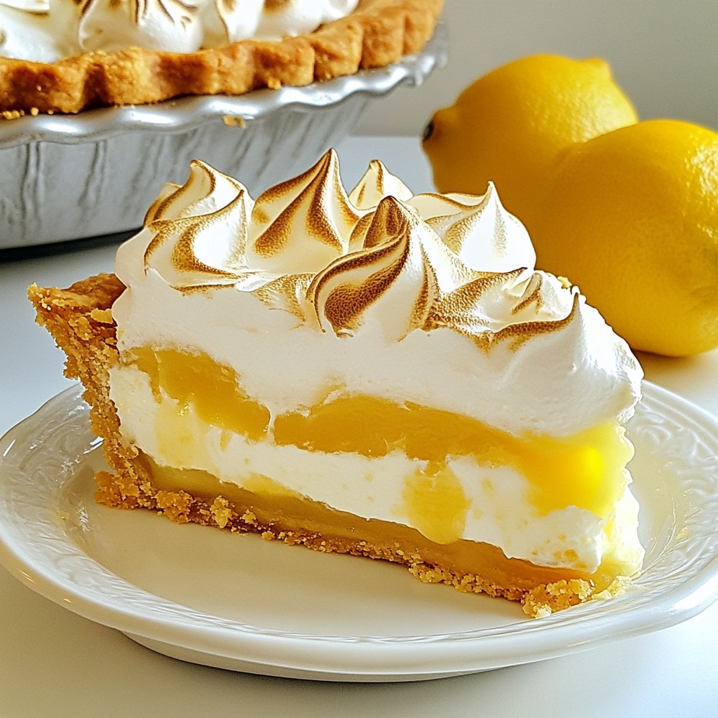Classic Sweet Lemon Meringue Pie Recipe Delight