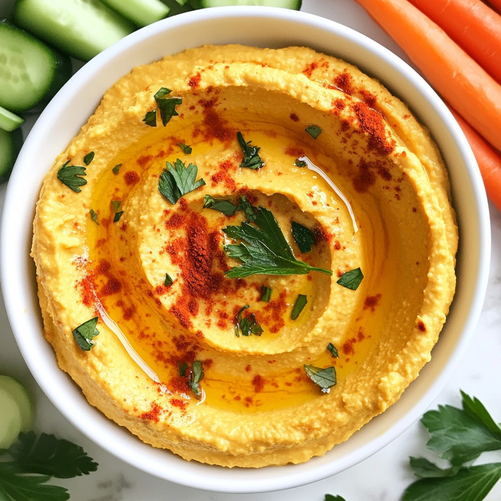 Roasted Red Pepper Hummus Fresh and Flavorful Dip