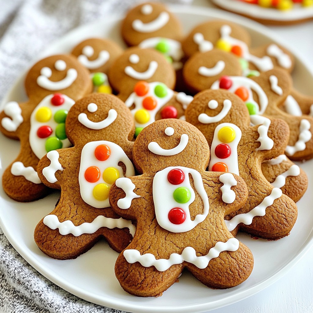 Festive Baking Gingerbread Men Cookies Simple Recipe
