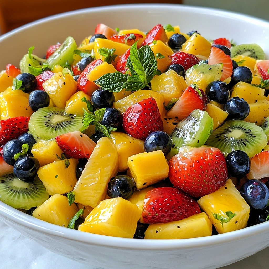 Honey Lime Fruit Salad Fresh and Flavorful Delight