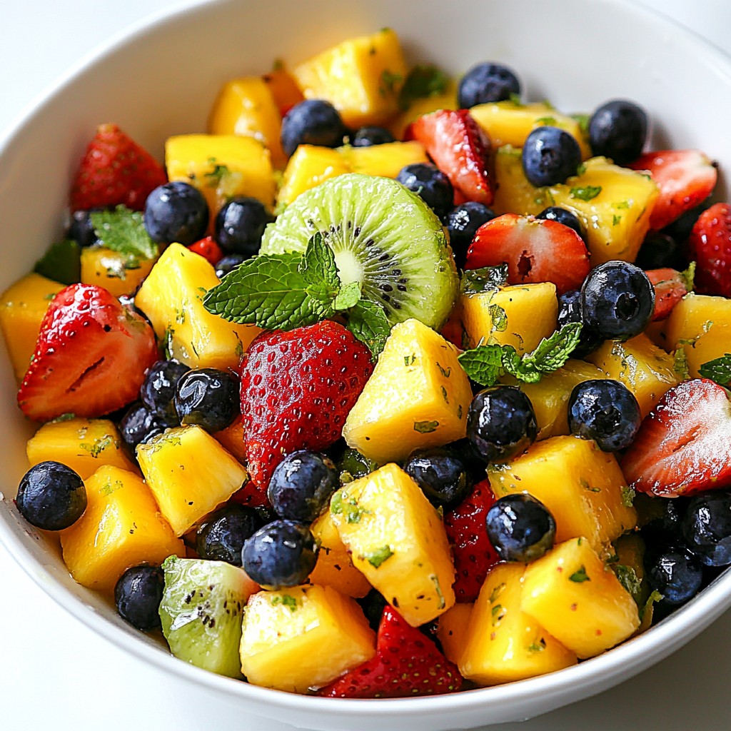 Honey Lime Fruit Salad Refreshing and Easy Recipe