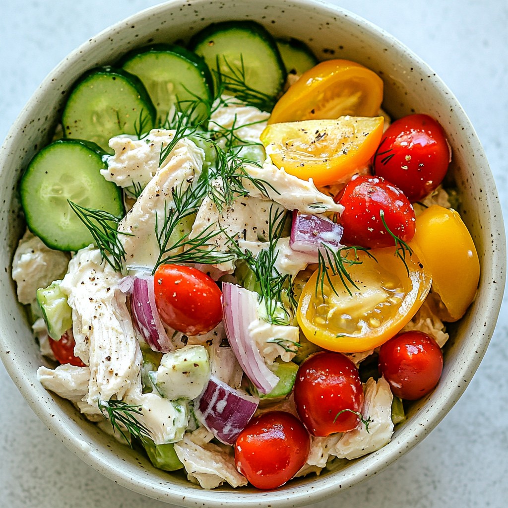 Greek Yogurt Chicken Salad Healthy and Flavorful Dish