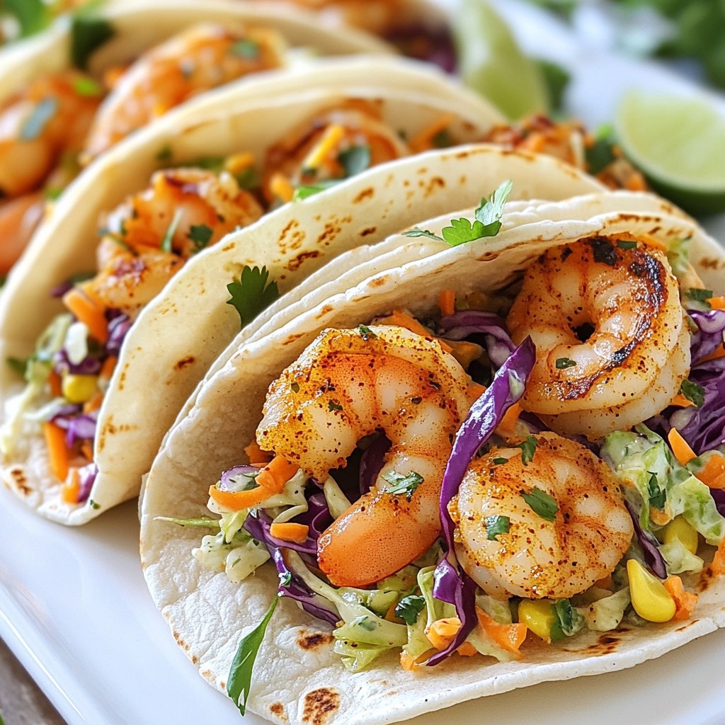 Cajun Shrimp Tacos with Slaw Fresh and Flavorful Dish