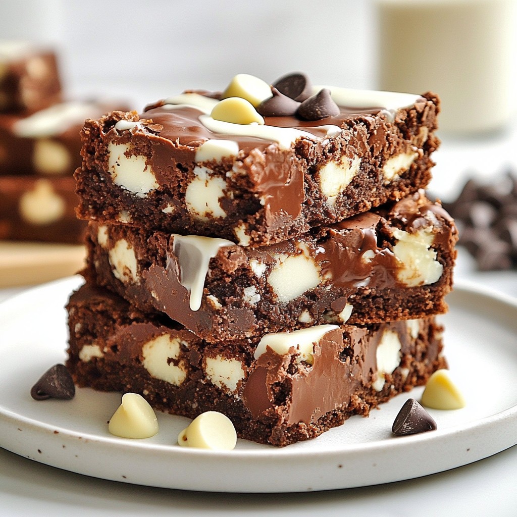 Fudgy Sweet Triple Chocolate Layer Bars Indulgent Treat