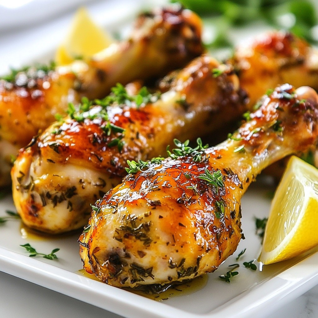 Garlic Herb Chicken Drumsticks Simple and Flavorful Meal